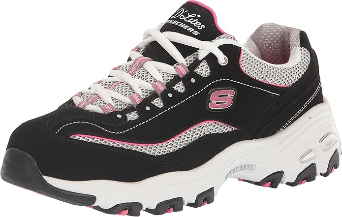Skechers Women's D'lites Life Saver Memory Foam Lace-up Sneakers