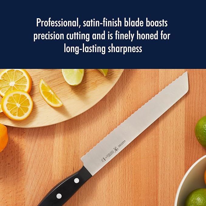 HENCKELS Statement Razor-Sharp 20-Piece Knife Set, Chef Knife, Bread Knife, German Engineered Knife Informed by over 100 Years of Mastery