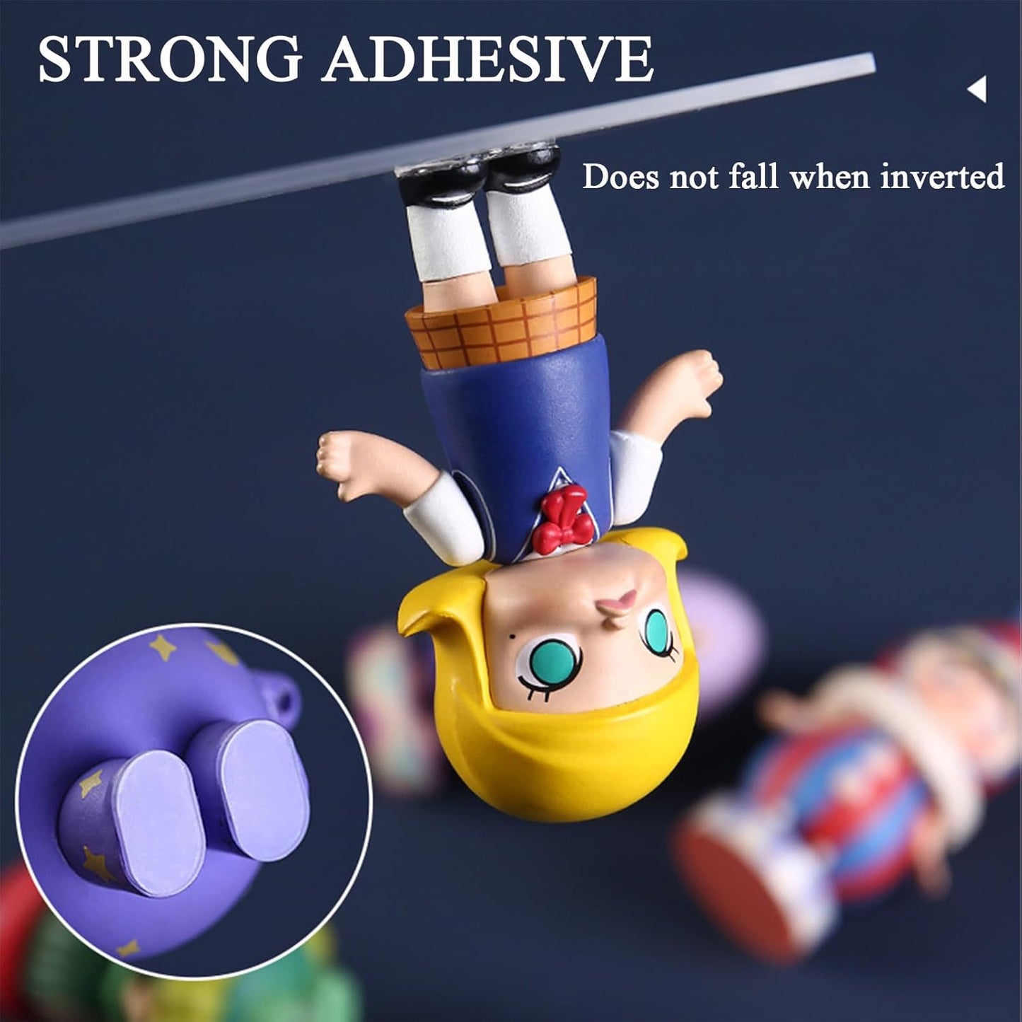 Adhesive Stick dots Two-Sided Sided Mounting Putty Stick Tack for Wall Hanging Crafts Balloons Festival Party Decorations,Clean Removable(0.6"*0.6"-480)
