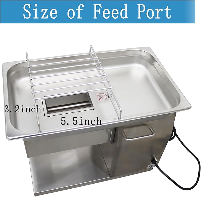 Commercial Stainless Steel Meat Slicer Body for 110V QH Meat Cutting Machine Cutter