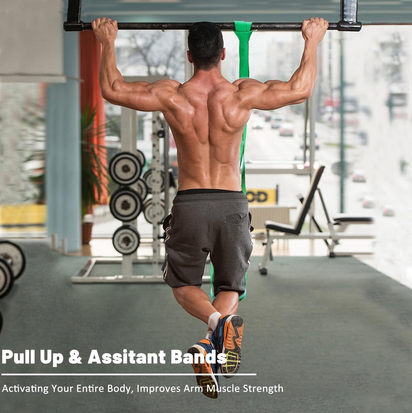 Resistance Bands, Pull Up Assist Bands - Workout Bands, Eexercise Bands for Working Out, Fitness, Training, Physical Therapy for Men Women
