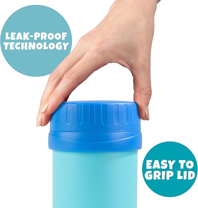 Bentology Stainless Steel Insulated 13oz Lunch Jar for Kids - Large Leak-Proof thermos Storage for Hot or Cold Food, Soups, Liquids w Wide Mouth- BPA Free for Back to School Lunch Boxes, Bags