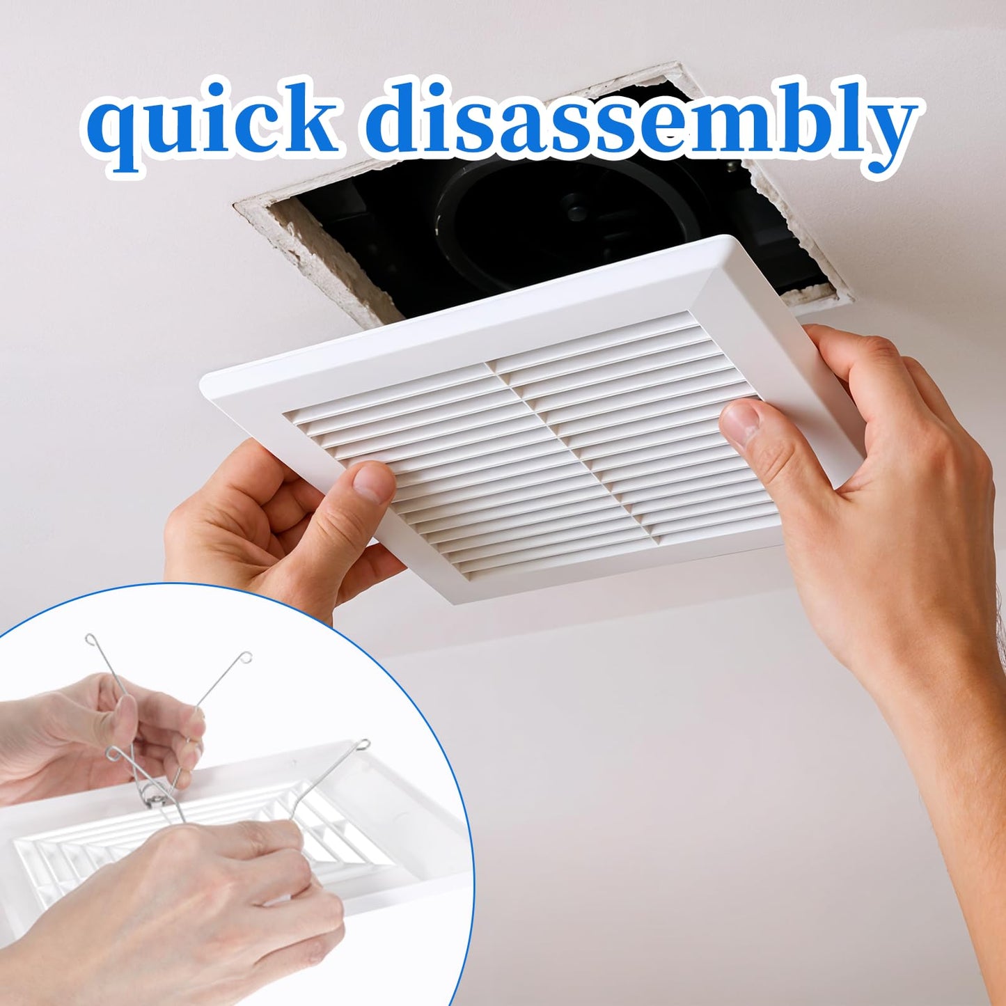 4Pcs Spring Clips For Recessed Light Fixtures Torsion Spring Clips Metal Recessed Lighting Trims Springs Clip Replacements For Bathroom Ceiling Exhaust Fan Shower Recesse Lighting Trim Accessories