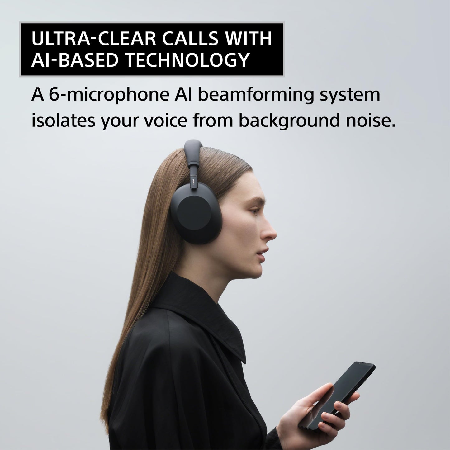 Sony WH-1000XM6 The Best Noise Canceling Wireless Headphones, HD NC Processor QN3, 12 Microphones, Adaptive NC Optimizer, Mastered by Engineers, Studio-Quality, 30-Hour Battery, Midnight Blue