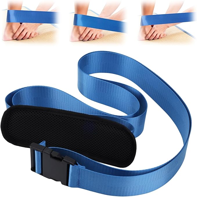 Mobilization Belt, Adjustable Physical Mulligan Mobilization Band Pt Strap with Thick Cushioning Pad for Yoga Exercise Str...