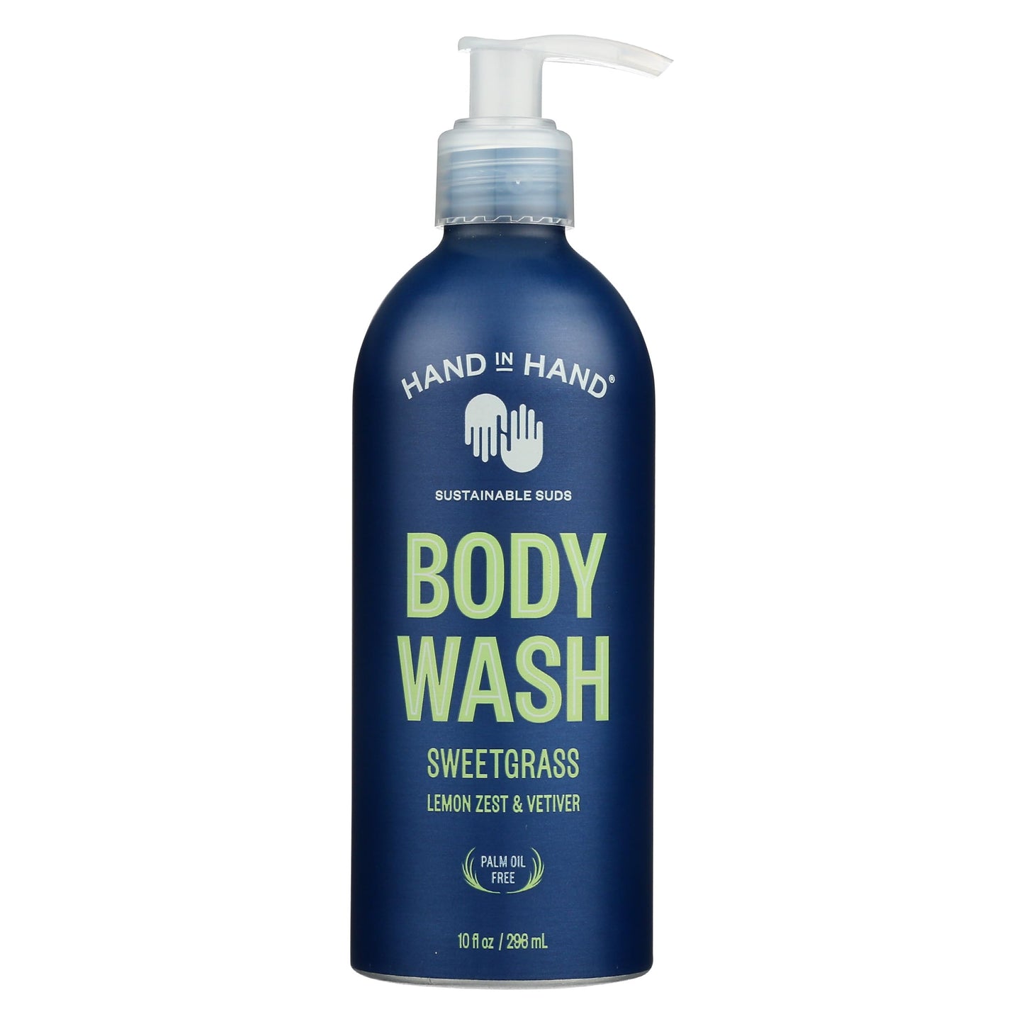 HAND IN HAND Sweetgrass Body Wash, 10 FZ