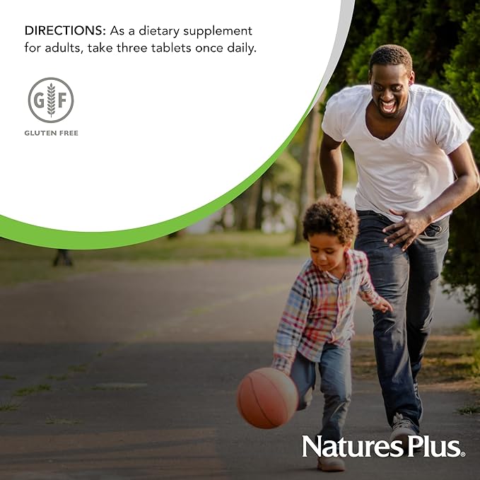 Natures Plus AgeLoss Hair Support - 90 Extended Release Tablets - Gluten-Free - 30 Servings