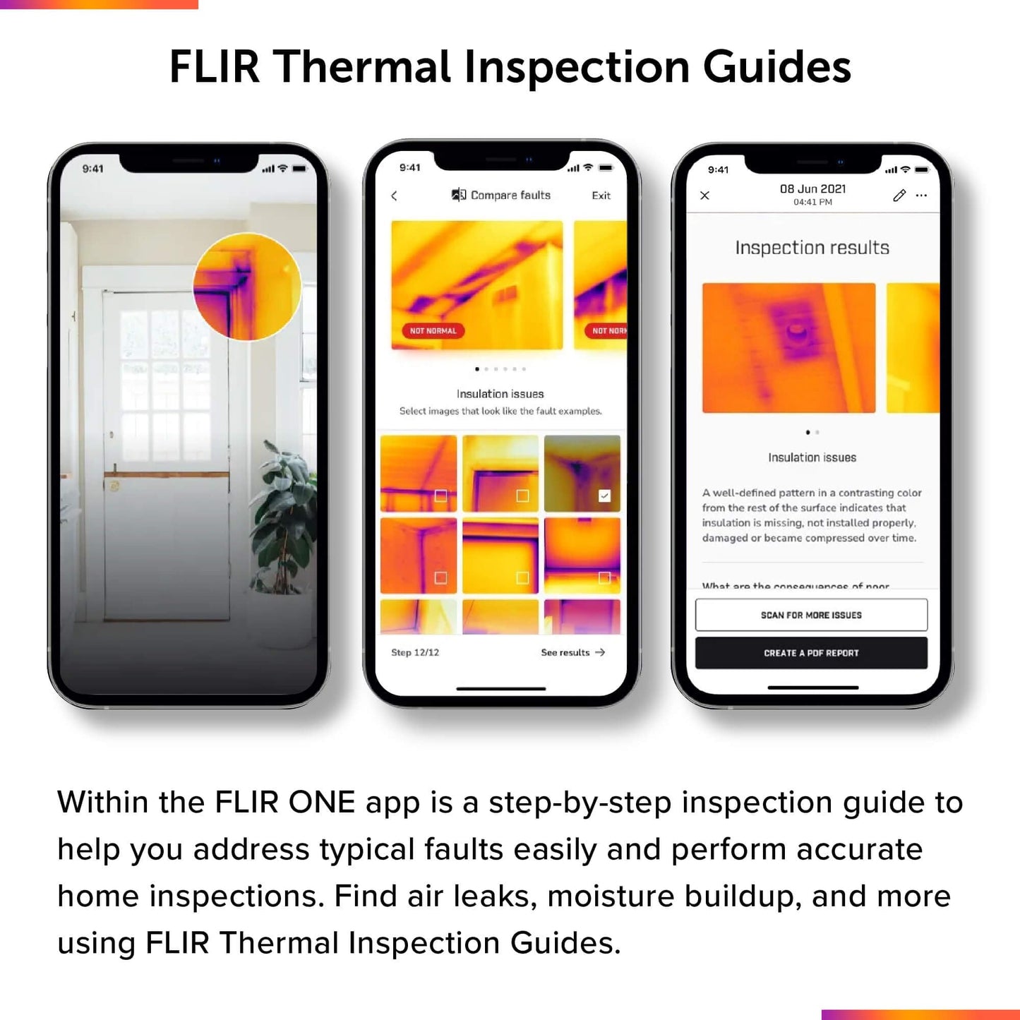 Flir One - Thermal Imaging Camera for iOS Smartphones (iPhone 15 and Newer w/USB-C), 240x180 Super Resolution (80x60 Native IR)