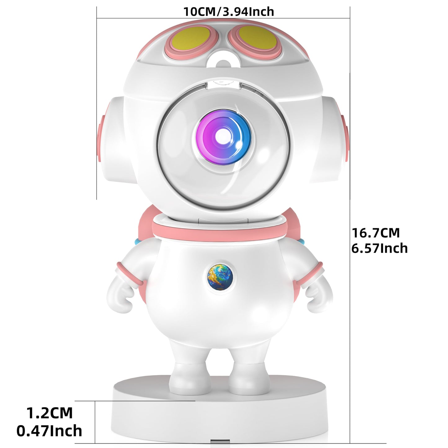 Apollo Star Galaxy Projector Night Light With 16 Light Effects  Nebula Ceiling Led Lamp For Bedroom And Room Decor  For Parties&Christmas &Birthday& Kids Gifts (Pink)