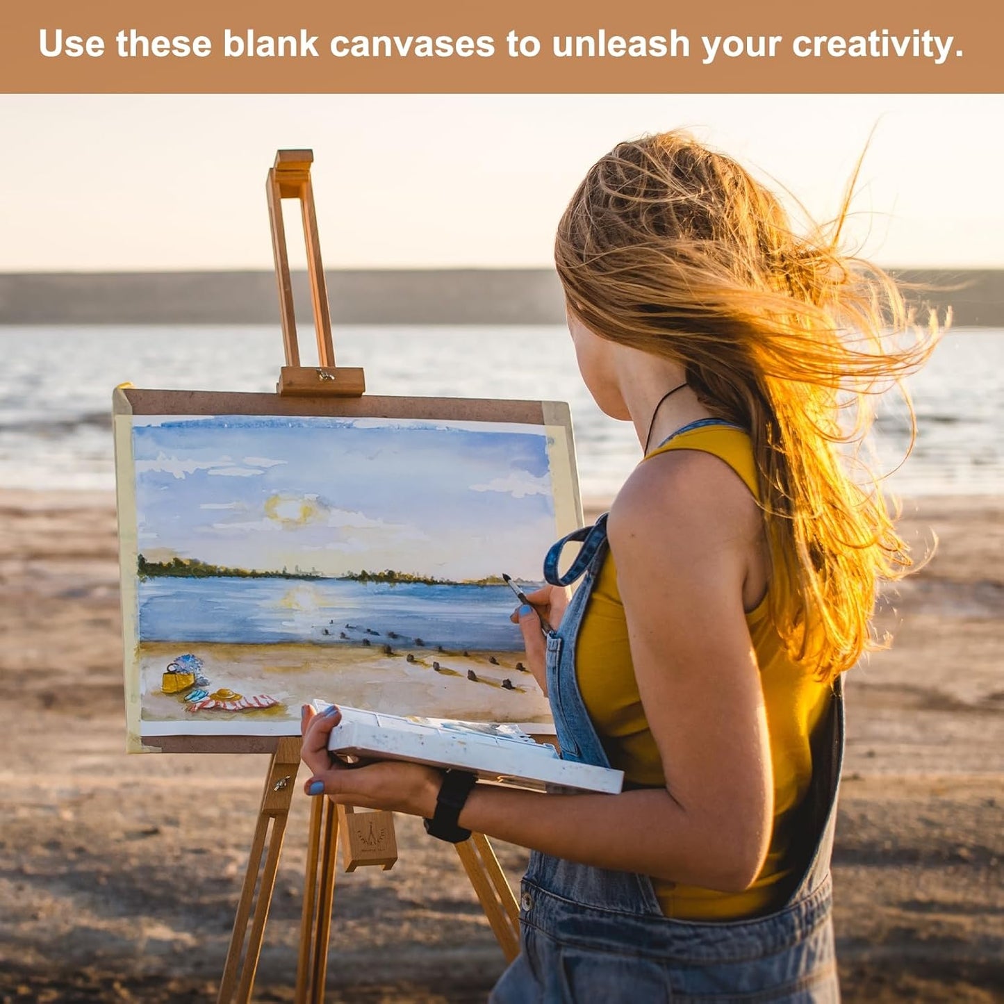 MECCANIXITY Canvas Boards for Painting, 4x6 Cotton Blank Primed Art Canvas Panels Acid-Free for Painting Supplies Oil Acrylic Tempera Watercolor Pouring Paint Artists(White, Pack of 24)