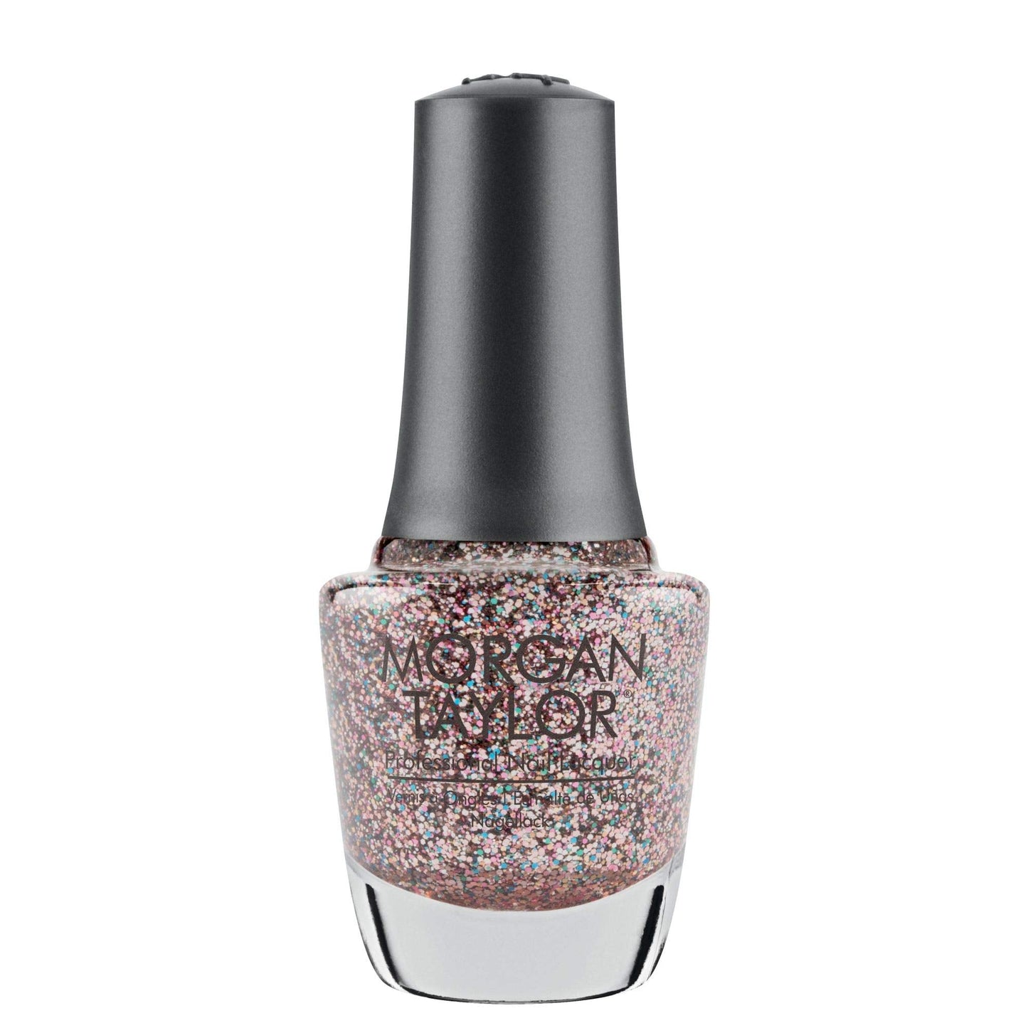 Morgan Taylor Nail Lacquer (It's My Party) Sparkle Professional Lacquer, Vibrant, Chip-Resistant, Fast-Drying, Long-Lasting, Hig