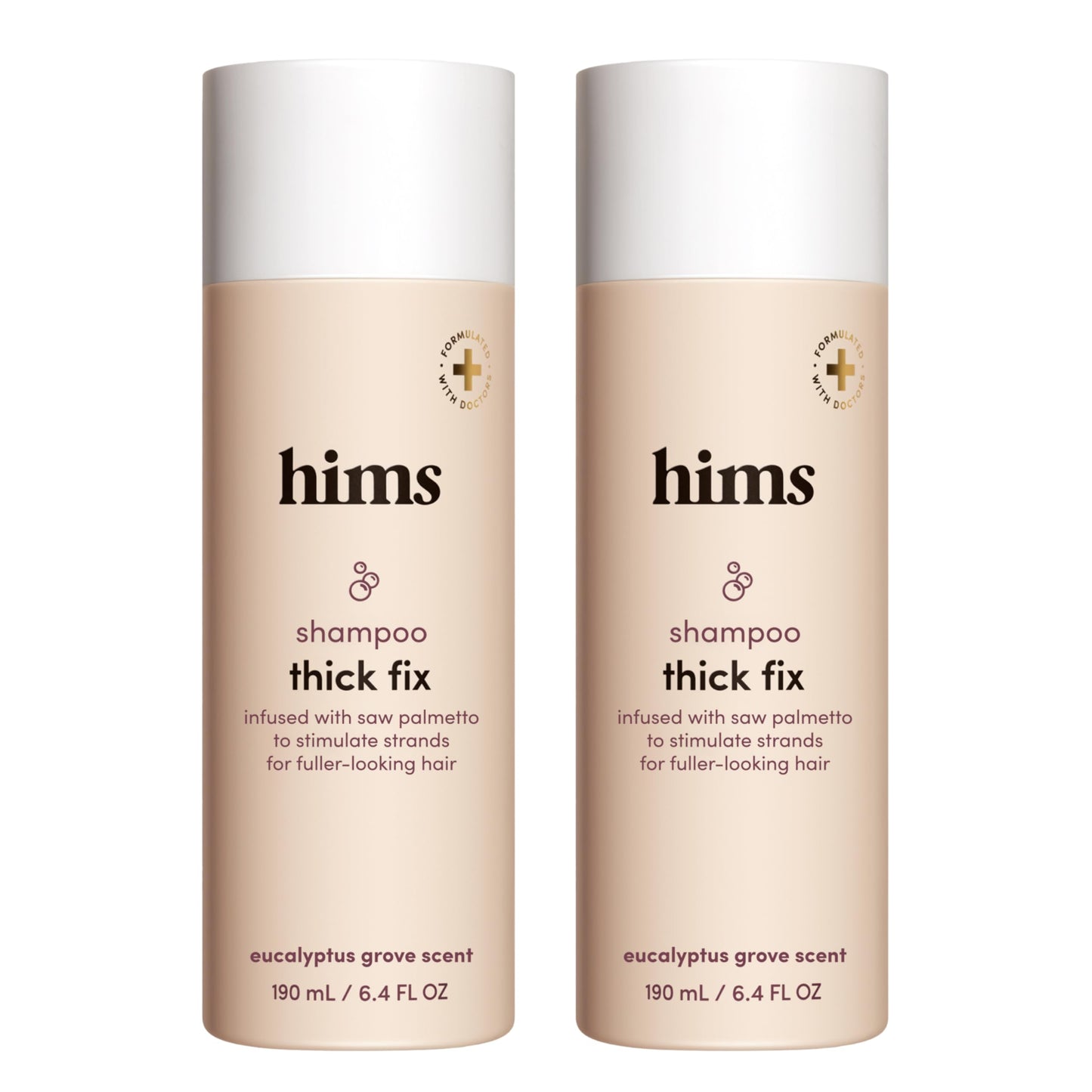 hims Thick Fix Shampoo for Men - Thickening Shampoo With Saw Palmetto and Niacinamide - No Parabens or Sulfates, Vegan and Cruel