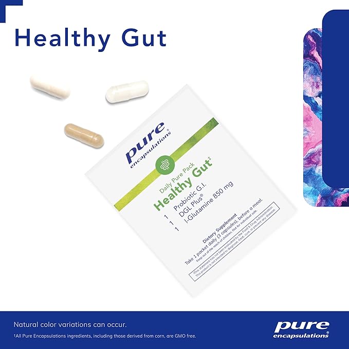 Pure Encapsulations Healthy Gut | Daily Pure Pack | 28 Packets