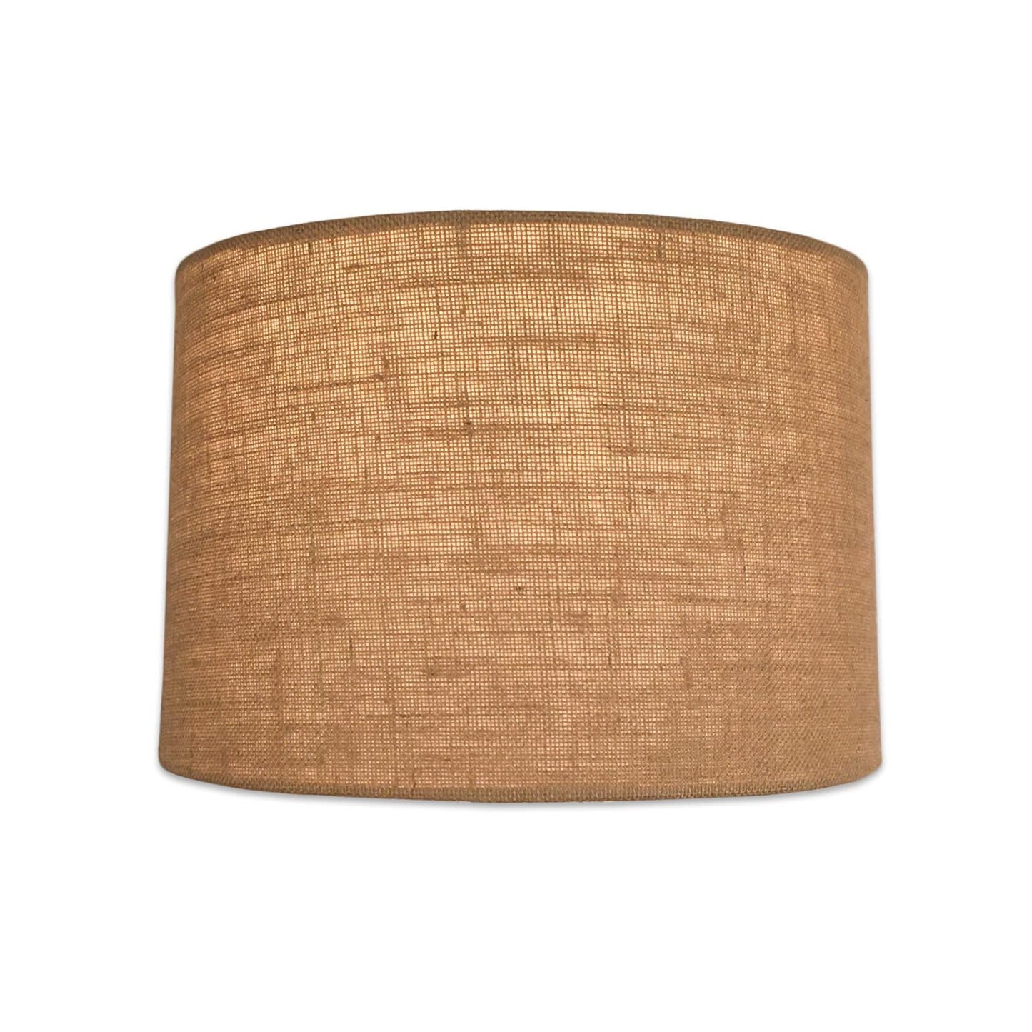 Royal Designs, Inc. Shallow Drum Lamp Shade, HB-610-12BL-2, Burlap, 11x12x8.5, 2 Pack