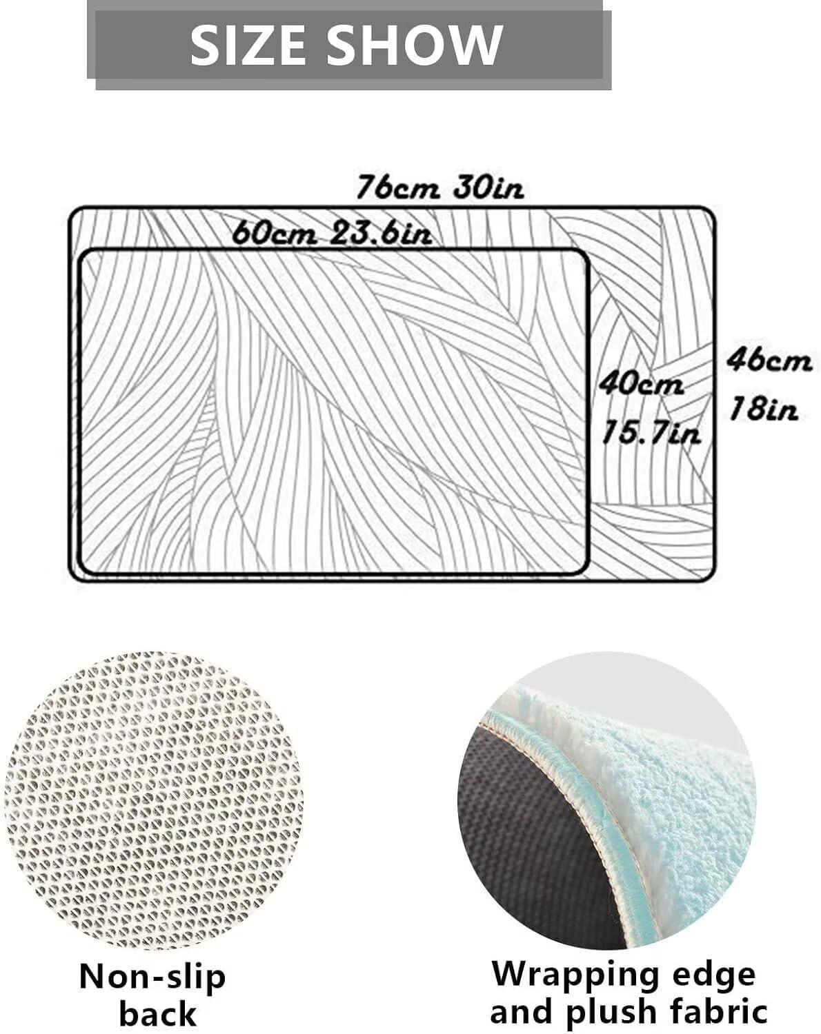 The Grill Master Live Here Non Slip Entryway Rugs for Indoor Entrance Floor Door Mat Dries Quickly Kitchen Mat Natural Durable Easy to Maintain Bath Mat 18x30 inch