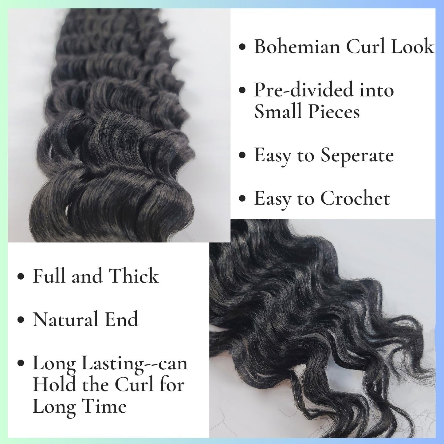 Black Braiding Hair Pre Stretched 30Inch for Boho Braids Long Knotless Weave Boho Braids Hair for Braiding