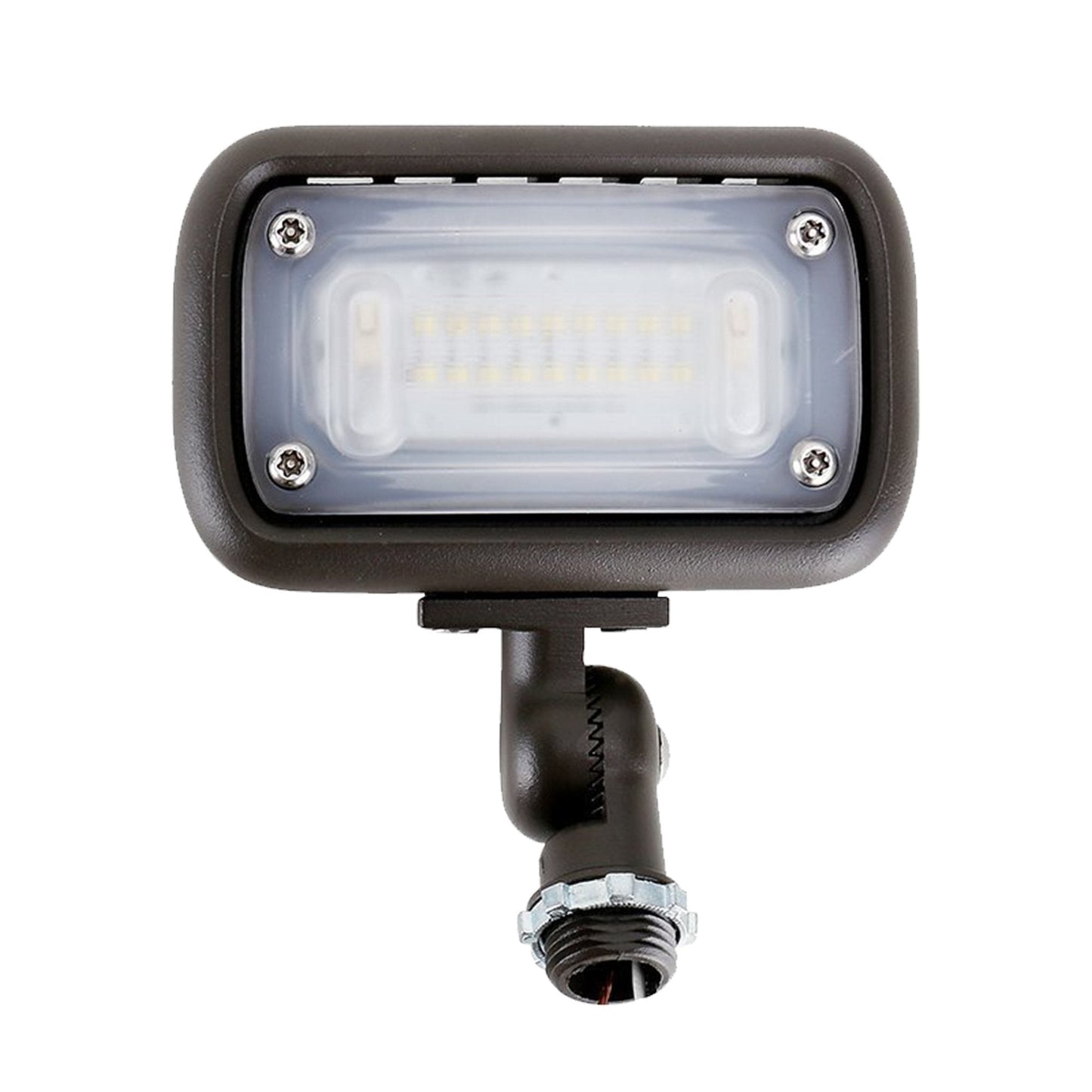 Newhouse Lighting Led Wall Wash Flood Light, 16W, 1500 Lumens, 3000K Warm White, Bronze, 2-Pack, Die-Cast Aluminum, Weatherproof