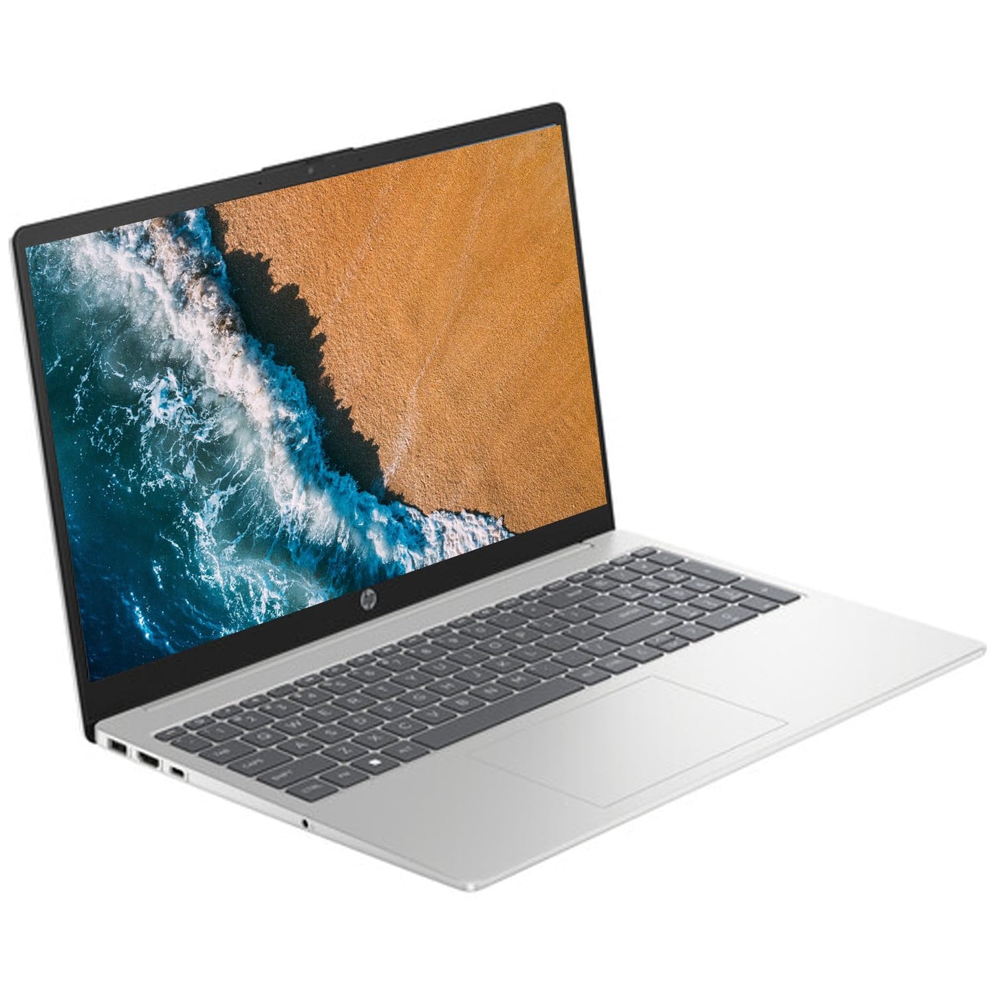 Hp 15.6 Portable Laptop (Include 1 Year Microsoft 365), Hd Display, Intel Quad-Core N200 Processor, 16Gb Ram, 128Gb Storage, Wi-