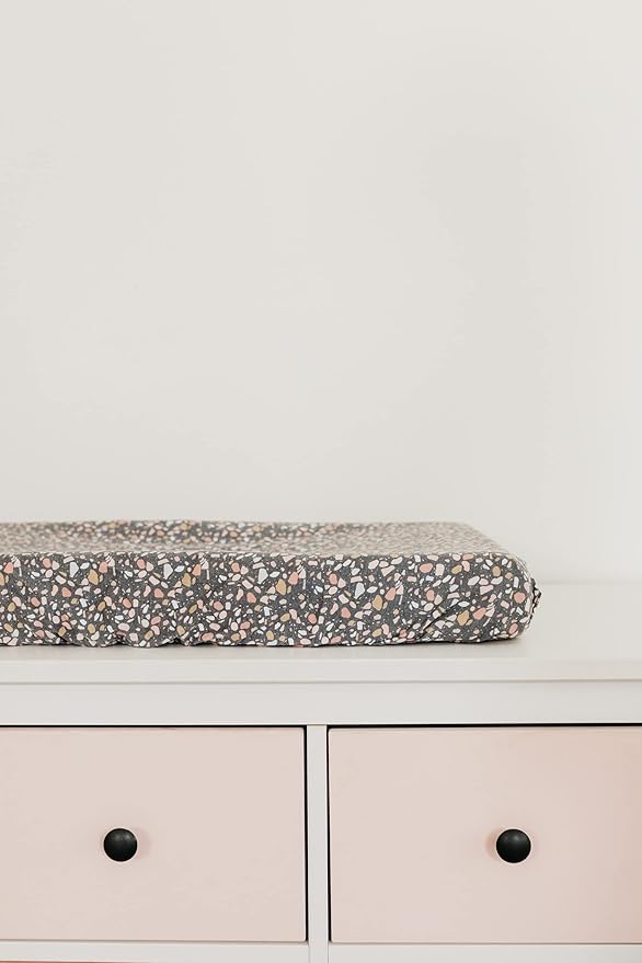 Copper Pearl Premium Knit Changing Pad Cover Soft, Stylish, and Universal Fit for All Standard Diaper Changing Pads, Trendy Design Changing Pad Covers, Gemini