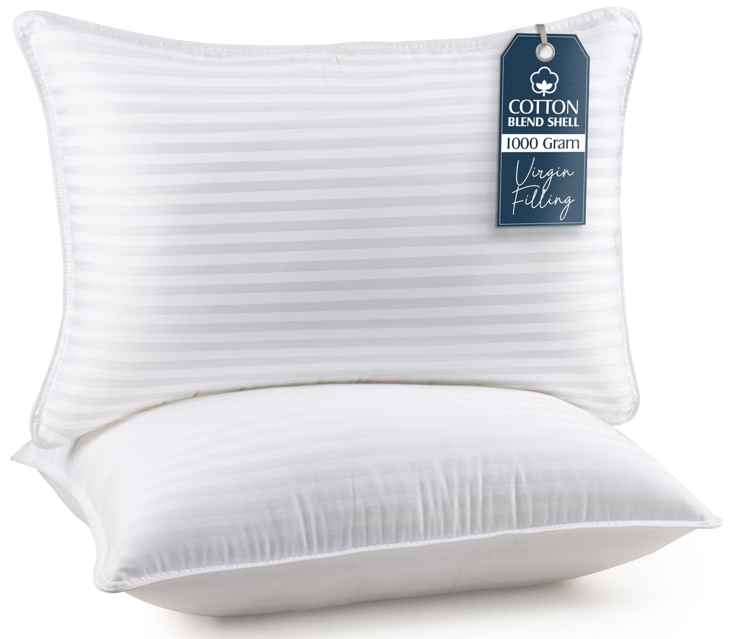 Utopia Bedding Bed Pillows for Sleeping Queen Size (White), Set of 2, Cooling Hotel Quality, for Back, Stomach or Side Sleepers