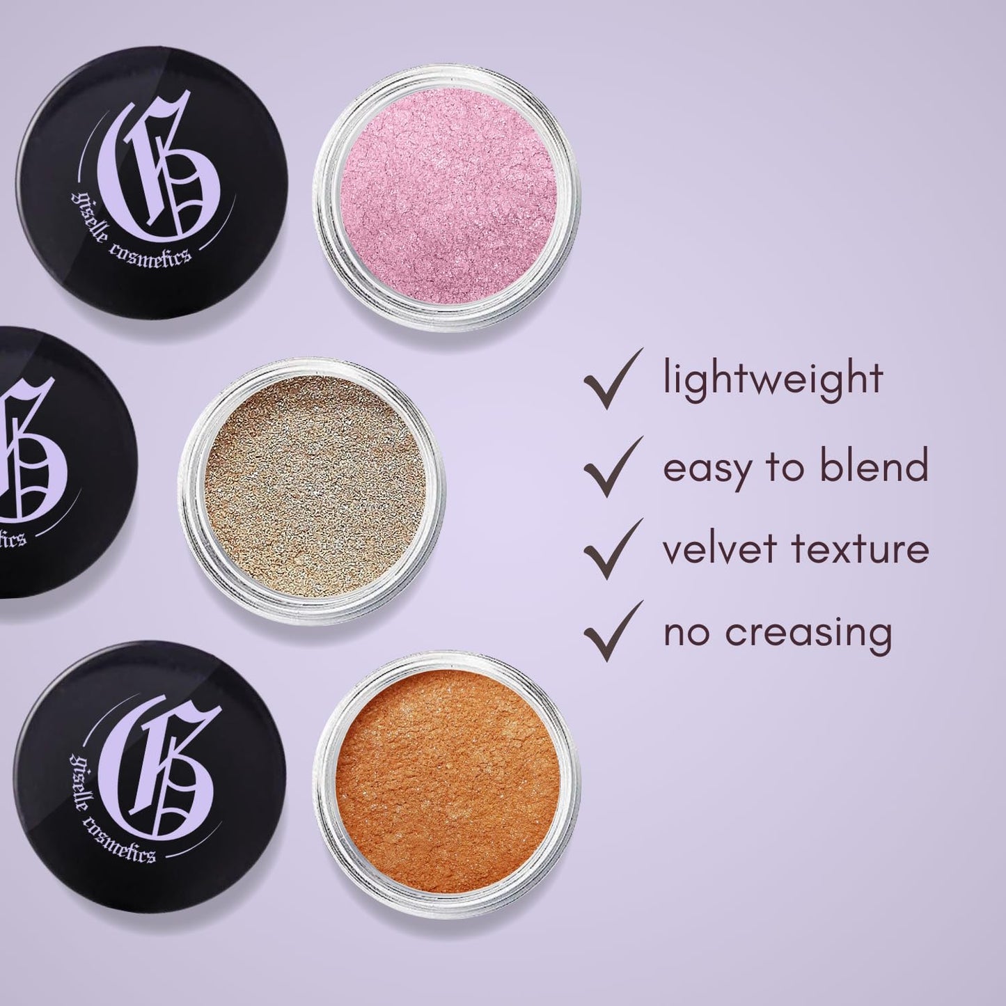 Coffee Latte Mineral Organic Eye Shadow Palette Makeup - Pink Shimmer, Glitter, Cool Toned, Duo Chrome, Talc-Free, Loose Highlighter Powder, Light Hot Pink, Pigment Eyeshadow