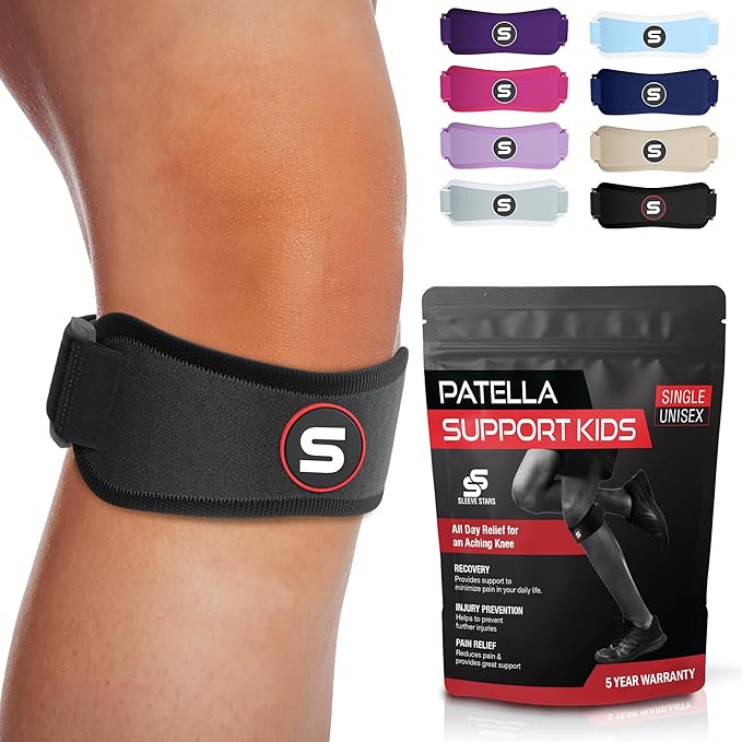 Sleeve Stars Swedish Brand Patellar Tendon Support Strap for Women & Men Effective Osgood Schlatter Knee Brace Youth & Kid...