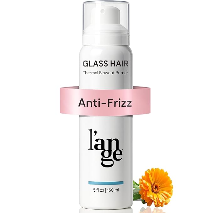 L'ANGE HAIR Glass Hair Thermal Blowout Primer | Heat Protectant Spray for Frizz Control & Shine | Blow Dry Support Styling...