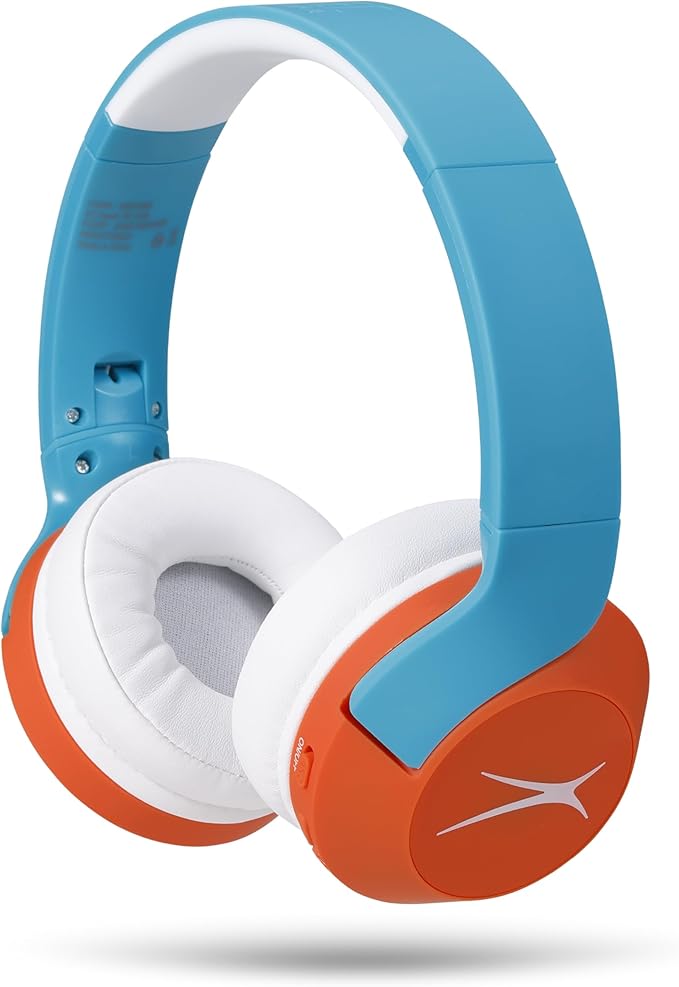 Altec Lansing Kid Safe Noise Cancelling Wireless Headphones 15H Battery, 85dB Volume Limit, Foldable Design Powerful Soun...