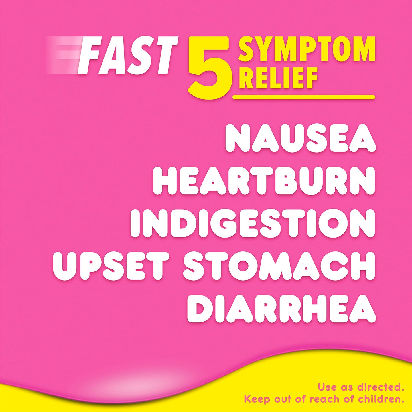 Pepto Bismol Liquicaps, Upset Stomach Relief, Nausea Relief, Heartburn Relief, Indigestion Relief, Anti Diarrhea Medication for Adults - 5 Symptom Fast Relief, No Flavor, 48 ct