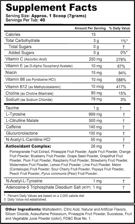 G Fuel The Binding of Isaac Energy Powder, Sugar Free, Clean Caffeine Focus Supplement, Water Mix, White Grape and Pineapple Flavor, Focus Amino, Vitamin + Antioxidants Blend - 9.8 oz (40 Servings)
