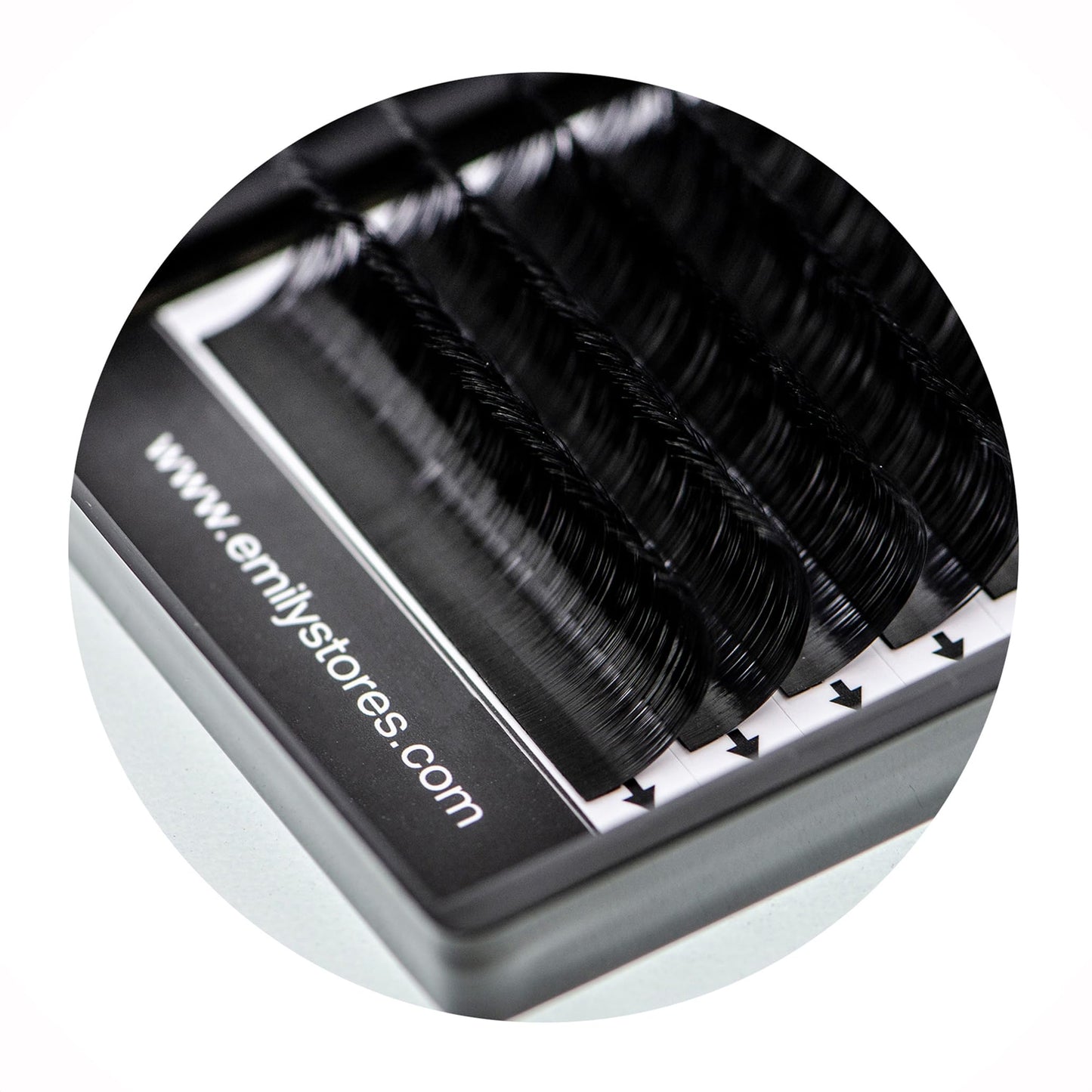 EMILYSTORES Lash Extensions 0.05mm Thickness J Curl 9mm Length Light-weight Volume Eyelashes For Eyelash Extensions(0.05,J,9mm)