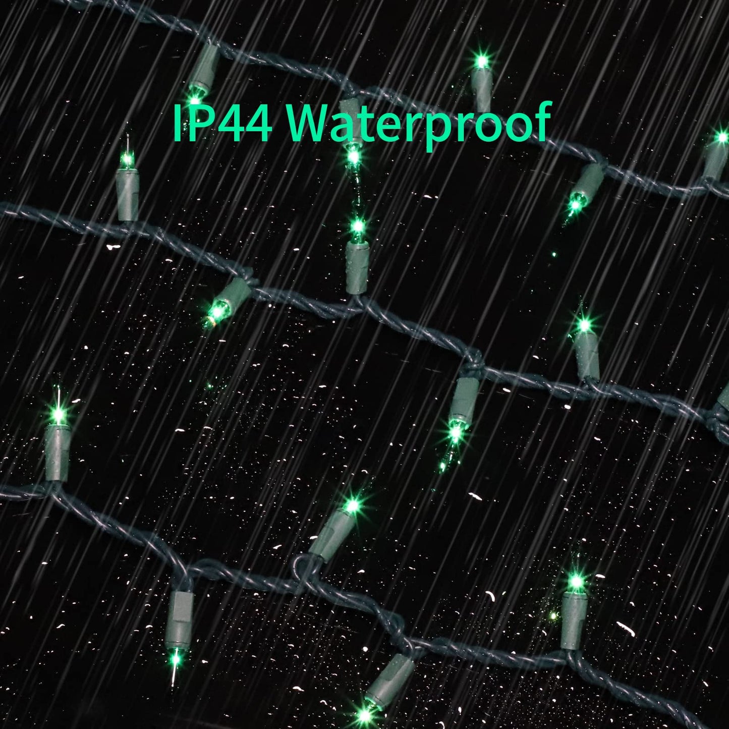 Glownova Green Wire Green Incandescent Bulb 300 Mini String Lights For Indoor Christmas Tree Garland Birthday Wedding Party Festival Decoration