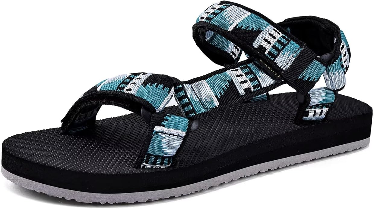 WateLves Men's Sandals Hiking-Sport-Sandals with Adjustable Webbing Lightweight Water-Athletic-Beach-Sandals for Walking-F...