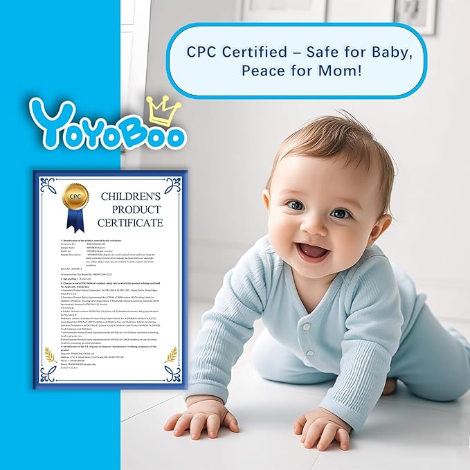 Disposable Baby Diapers, Hypoallergenic, Superior Absorbency & Lightweight Design, Fragrance Free, Size 2, 72 Count