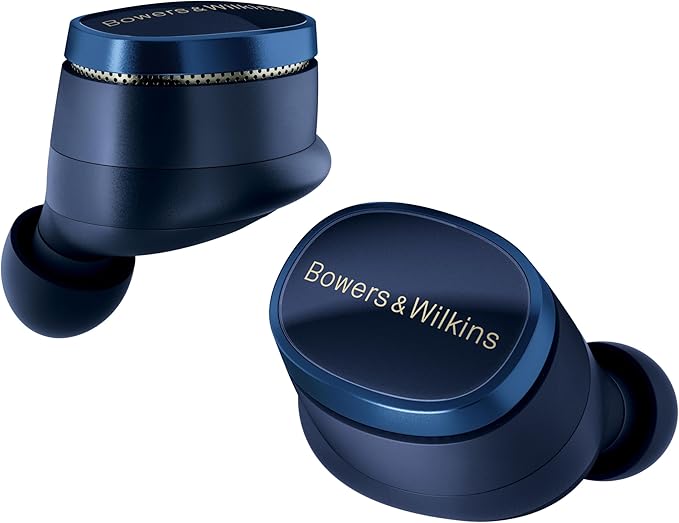 Bowers & Wilkins Pi8 Wireless Bluetooth Earbuds (Midnight Blue), in-Ear Bluetooth Earphones with Qualcomm & aptX Lossless,...
