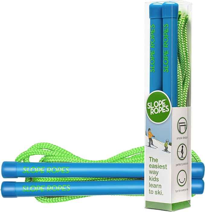 Slope Ropes Kids Ski Trainer to Teach Kids to Downhill Ski Safely with Proper Posture, Simple Harness Free Design, Fun for...