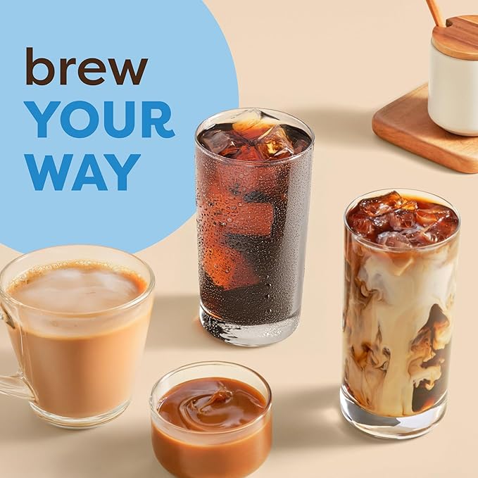 Keurig K-Iced Single Serve Coffee Maker – Brew Over Ice Button, Compact Design, Perfect Holiday Gift for Iced Coffee Lovers, Gray