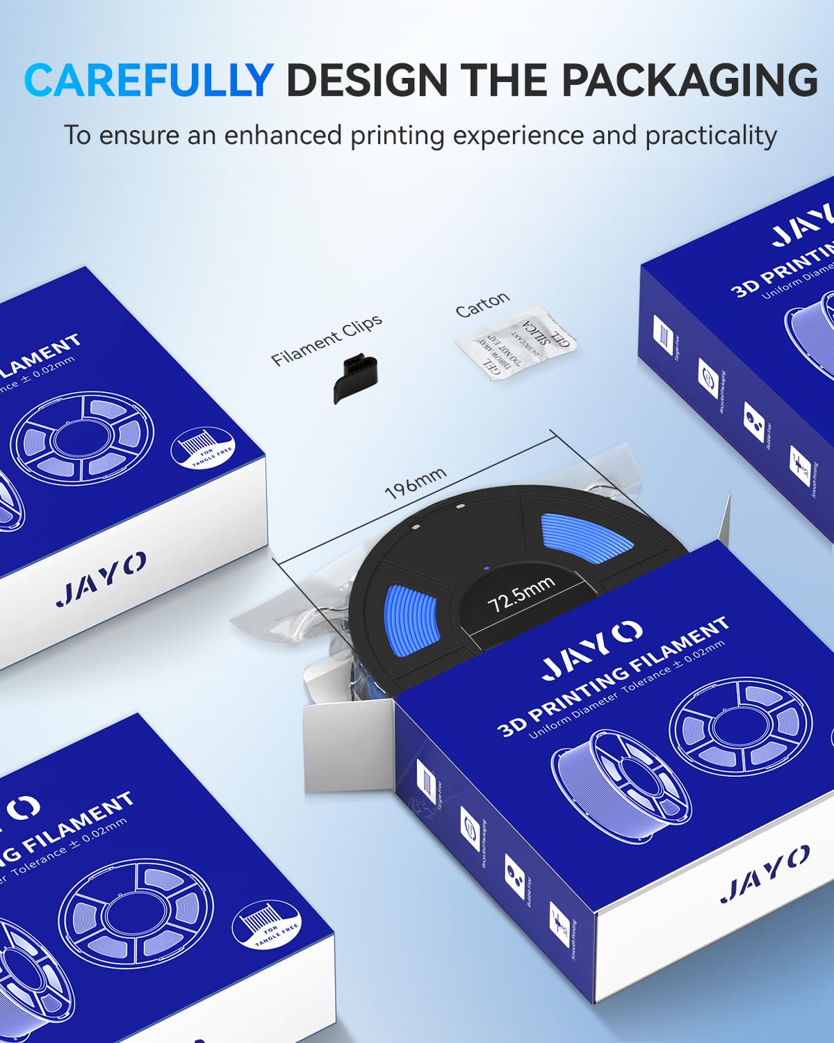 JAYO PLA 3D Printer Filament Olive Green, PLA Filament 1.75mm, 1.1KG Spool, Dimensional Accuracy +/- 0.02mm, Fit Most FDM Printer