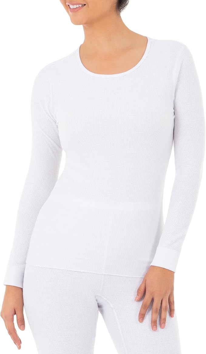 Fruit of The Loom Womens Micro Waffle Premium Thermal Underwear Tee Shirt