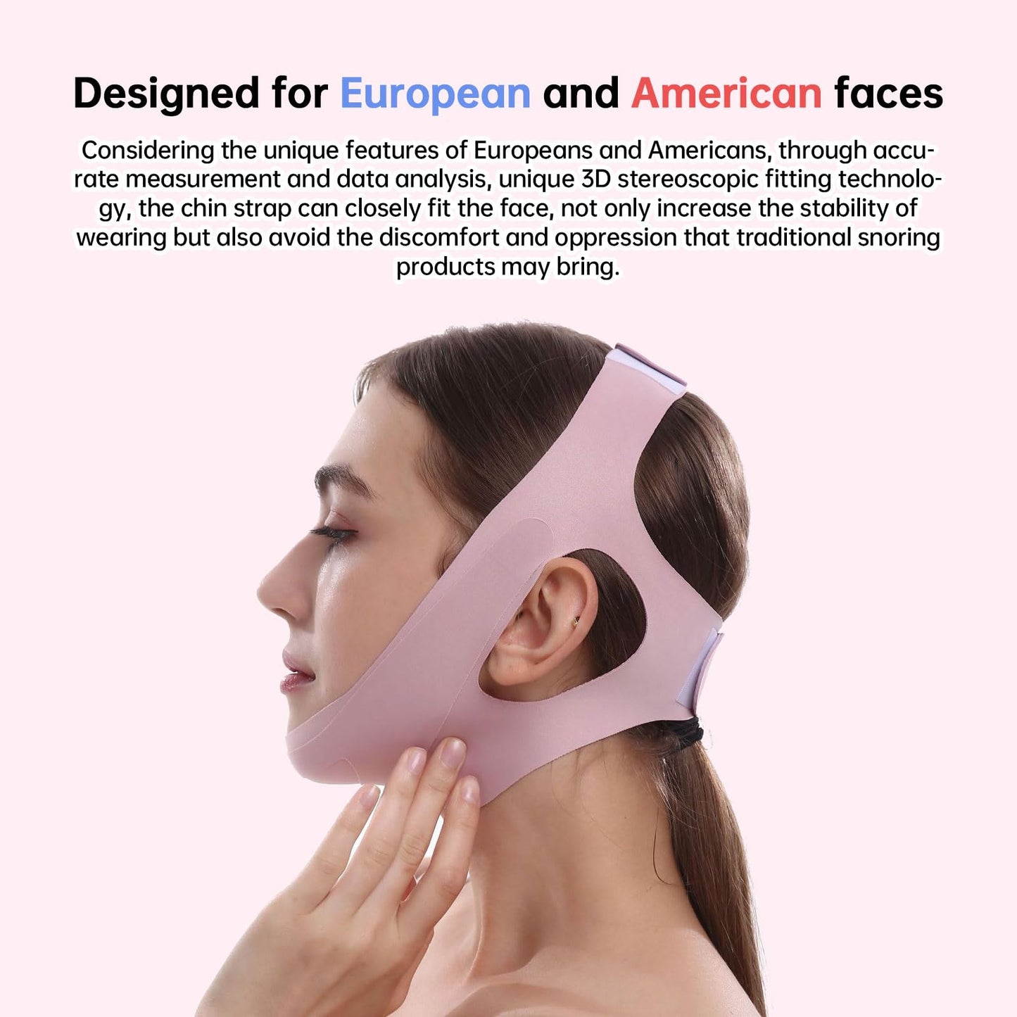 NapNinja:Your SlumberSaver.Chin Strap for snoring.The Adjustable Chin Strap Made of Lycra Material is Suitable for Everyone. It Effectively Prevents Mouth Breathing Anti snoring Device.