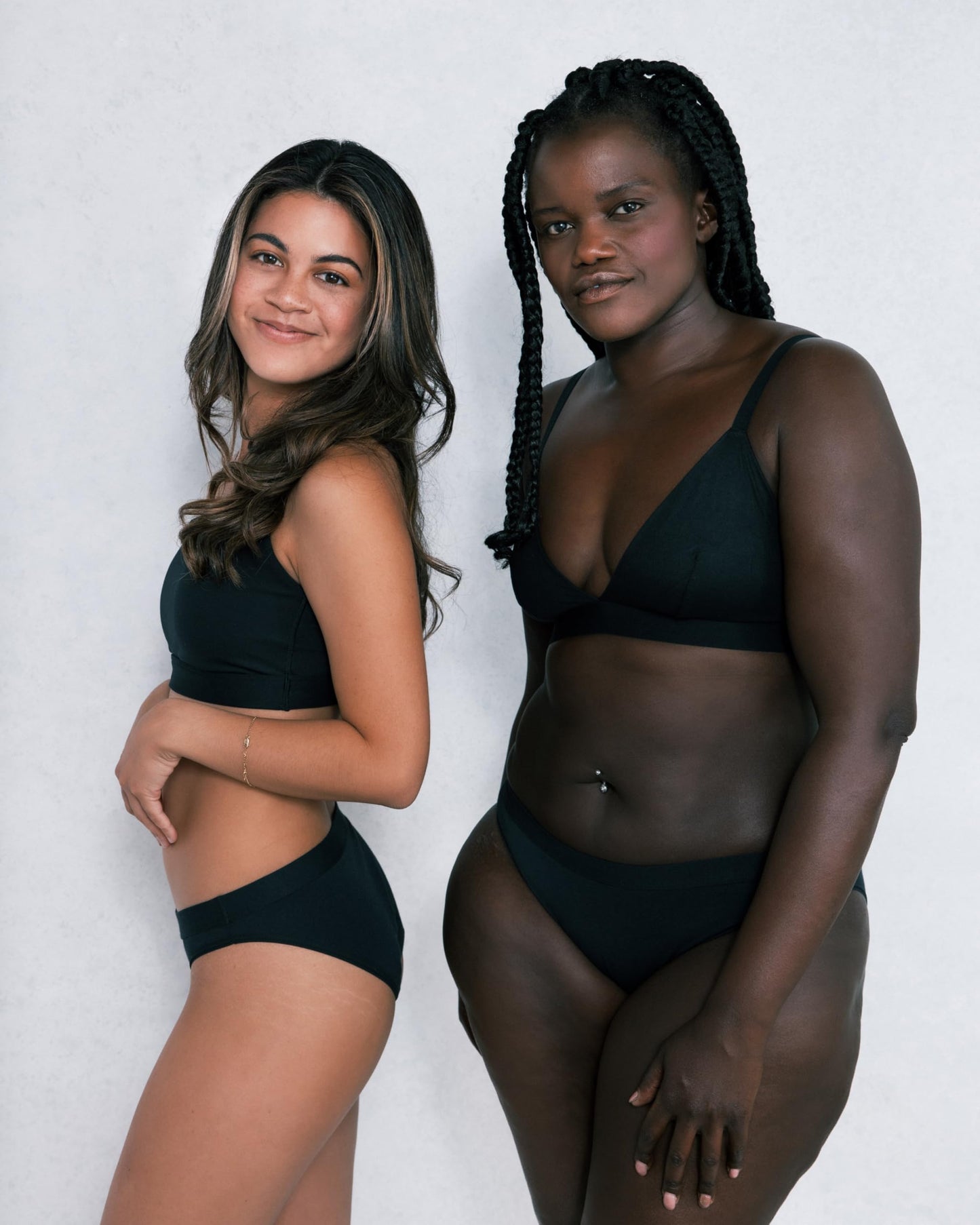 Saalt EveryWear Cotton Brief - Leakproof Period Underwear - Mid-Rise, Full Coverage Womens Underwear - Reusable & Washable - Replaces 3 Pads or 4 Tampons - Small, Volcanic Black