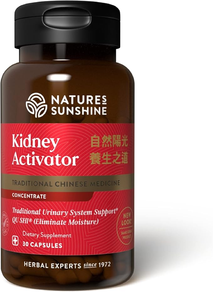 Nature's Sunshine Kidney Activator TCM Concentrate, 30 Capsules | Natural Chinese Kidney Supplement Contains Herbs to Support and Enhance Kidney Function and Urine Flow