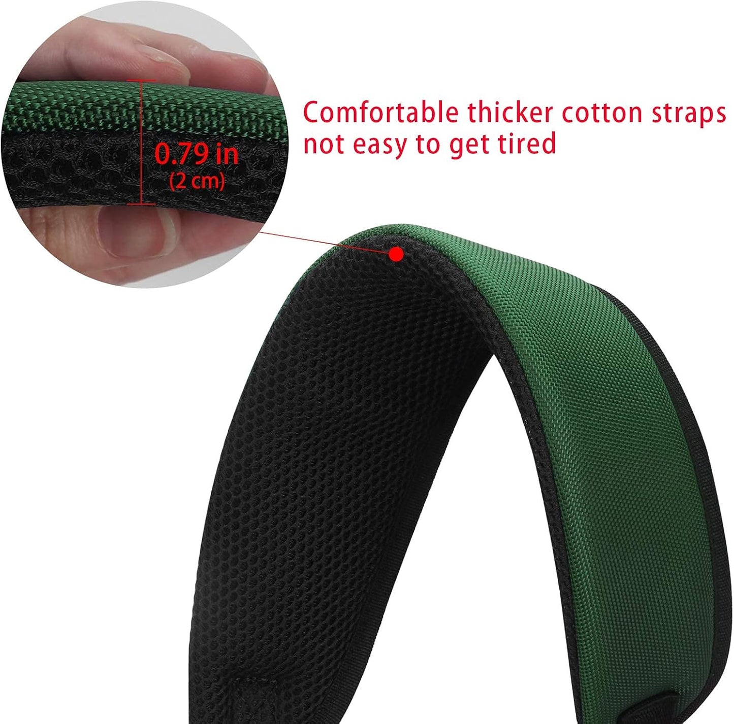 Golf Bag Strap Replacement Comfort Double Shoulder Adjustable Strap Padded Golf Carrying Bag Strap