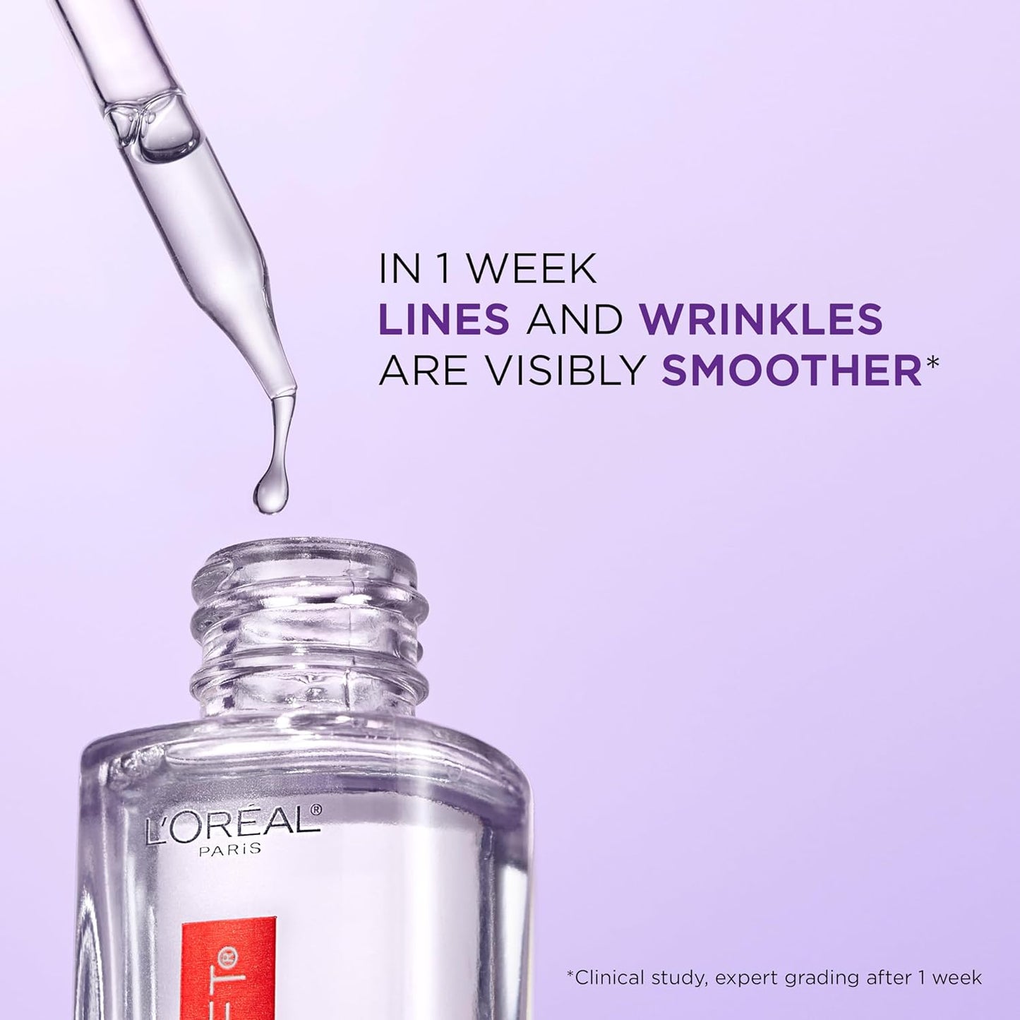 L'Oreal Paris Revitalift 1.5% Pure Hyaluronic Acid Face Serum + Triple Power Anti-Aging Face Moisturizer, 1 kit