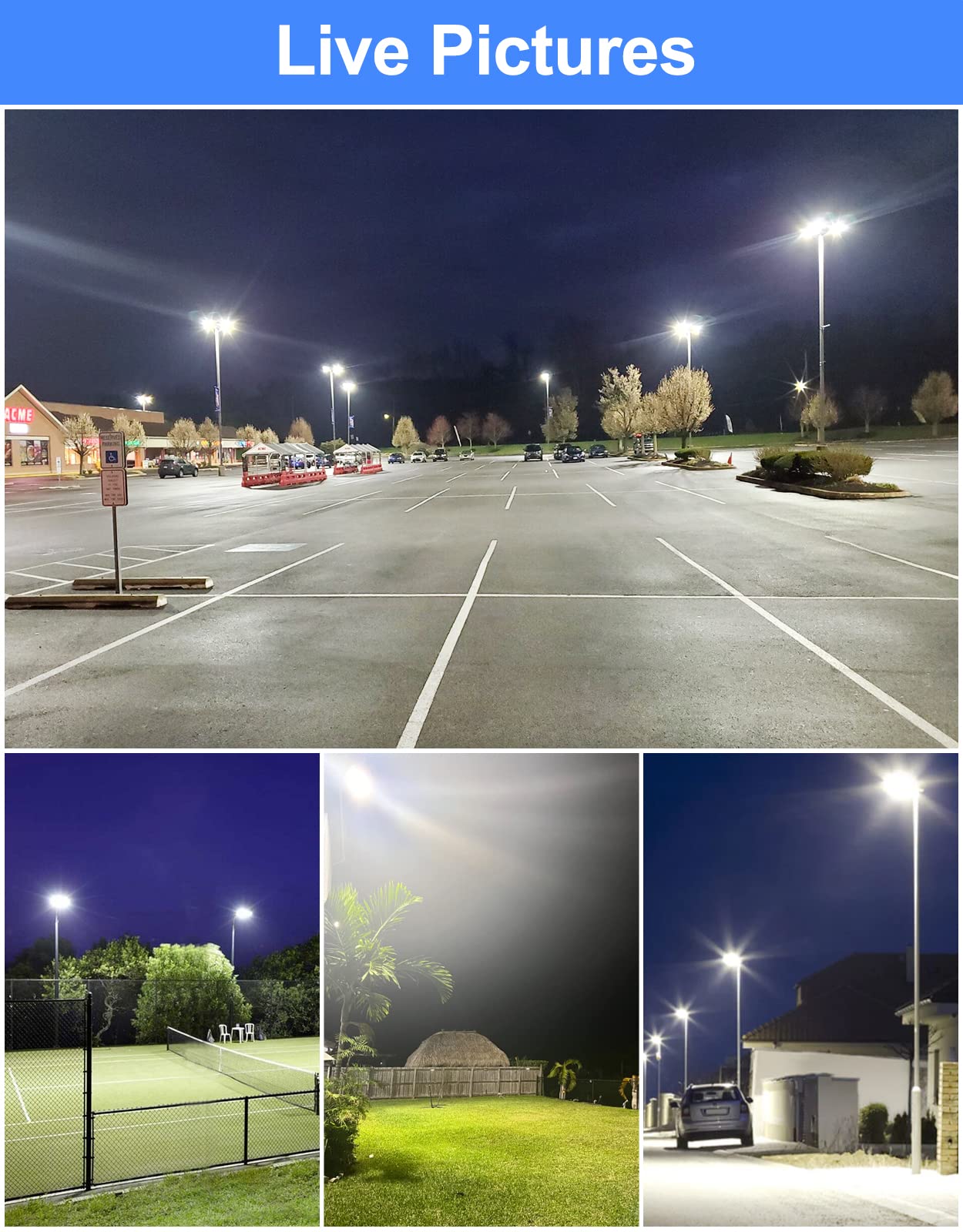 Kukuppo 200W Led Parking Lot Lights With Photocell  Dlc Ul Listed Industril Grade Led Shoebox Street Pole Light Flood Light 30000Lm 5000K Ip65 Waterproof Commercial Lighting Slip Fitter 110V 120V