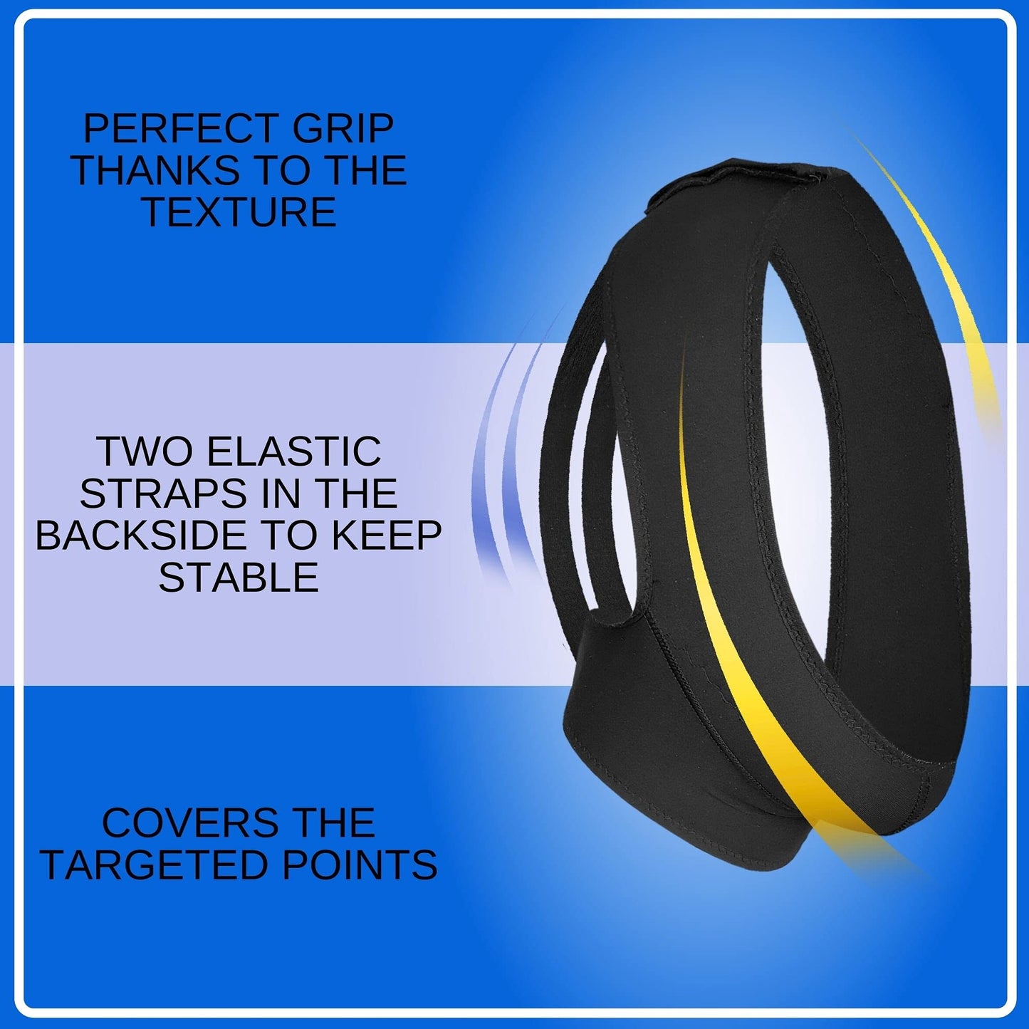 Post Surgical Chin Strap Bandage for Women - Neck and Chin Compression Garment Wrap - Face Slimmer, Jowl Tightening (L)