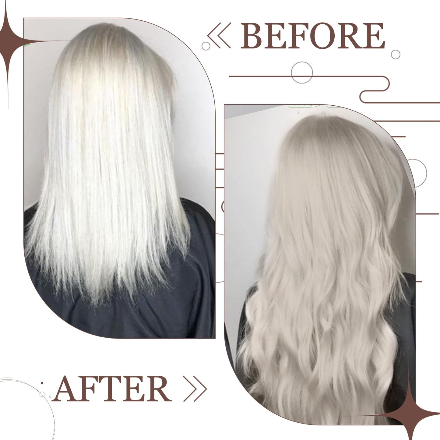 Hetto Clip in Hair Extensions Blonde Human Hair Clip in Extensions Real Human Hair Extensions Clips ins Platinum Blonde Full Hea