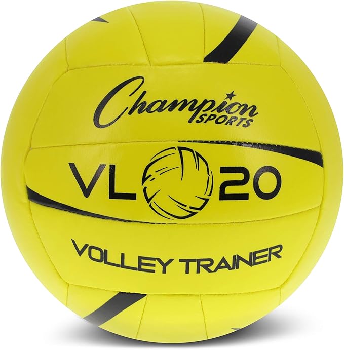 Champion Sports Volley Trainer Ball, Yellow, 8