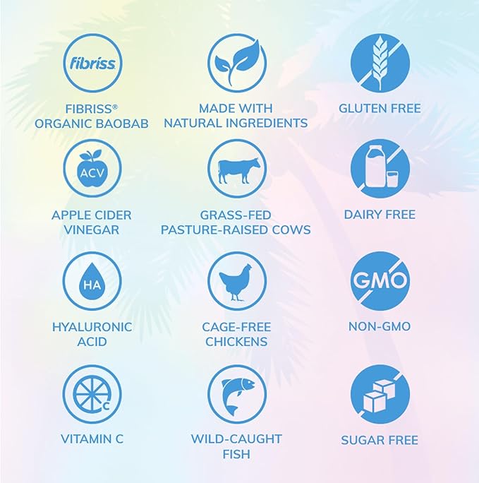 SkinnyFit - Super Youth, Unflavored (28 Servings) - Multi Collagen Peptides Powder - Probiotics, Fiber, Hyaluronic Acid - Collagen for Women - Non GMO, Gluten Free, Sugar Free - Beauty & Self Care