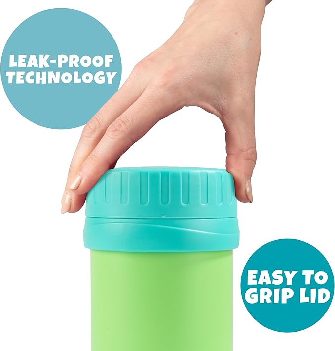 Bentology Stainless Steel Insulated 13oz Lunch Jar for Kids- Large Leak Proof, thermos Storage Keeps for Hot or Cold Food, Soups, Liquids w Wide Mouth- BPA Free for Back to School Lunch Boxes, Bags